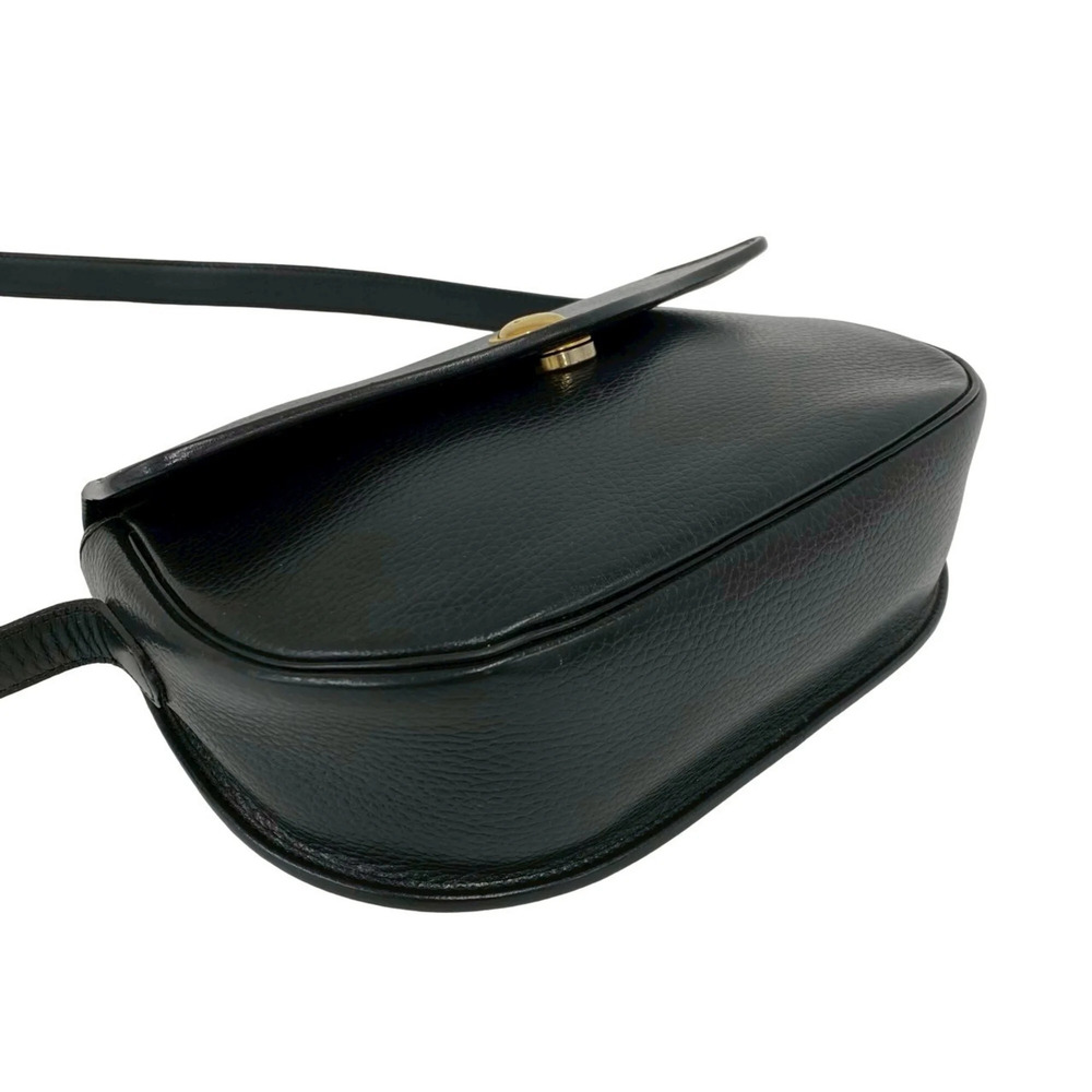 CHRISTIAN DIOR Vintage Black Leather Shoulder Bag - Picture 7 of 10